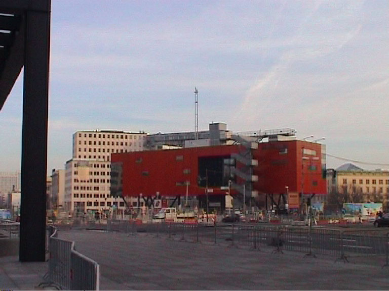 Die Infobox am Potsdamer Platz